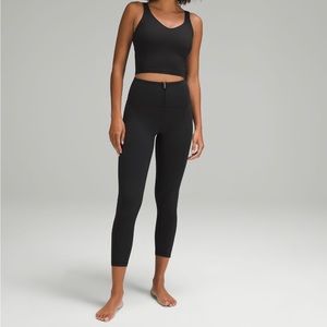 Women’s Lululemon Align High Rise Zip Front Pant 25” NEW w/ tags, black, size 2